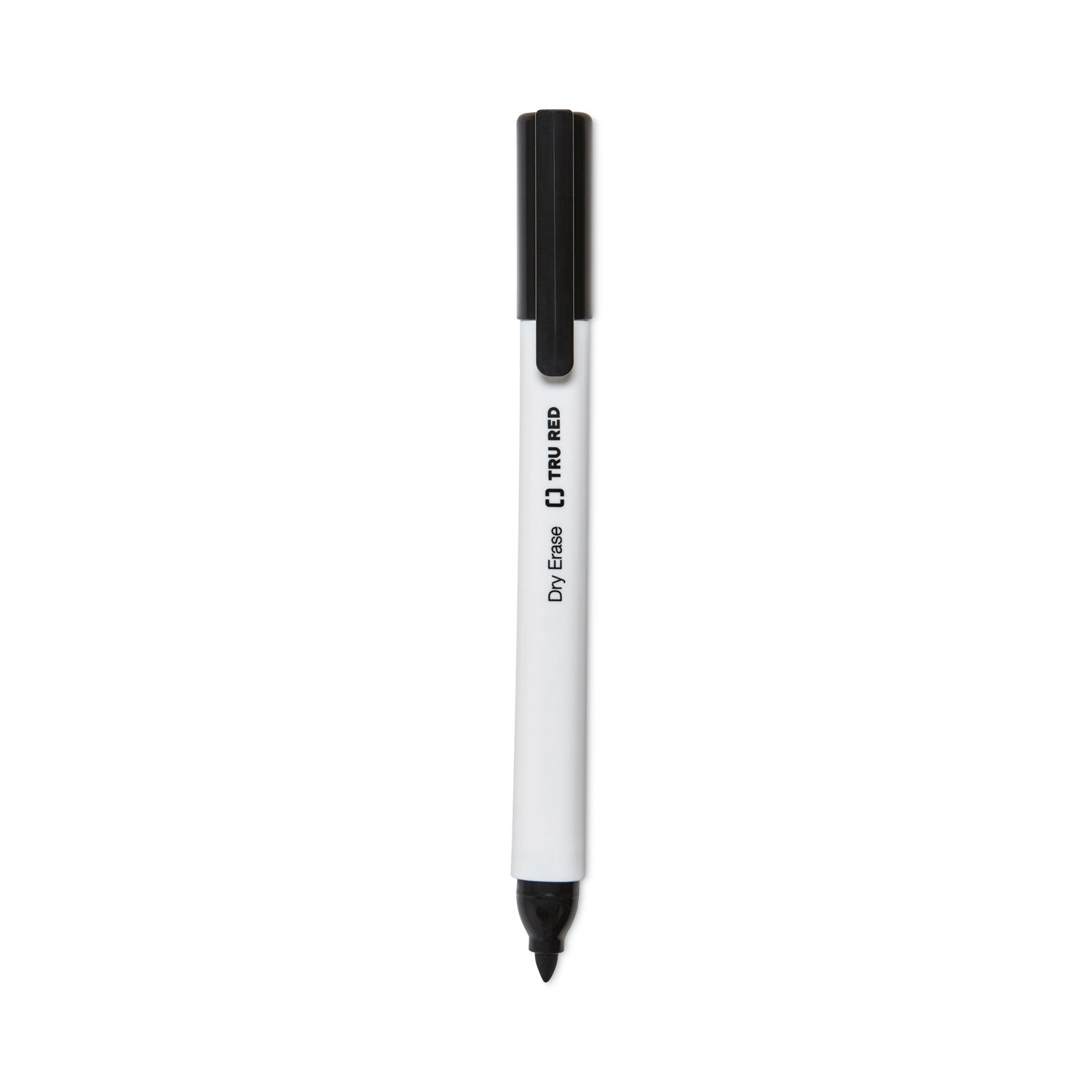 Pen-Style Permanent Marker, Fine Bullet Tip, Black, Dozen - BOSS