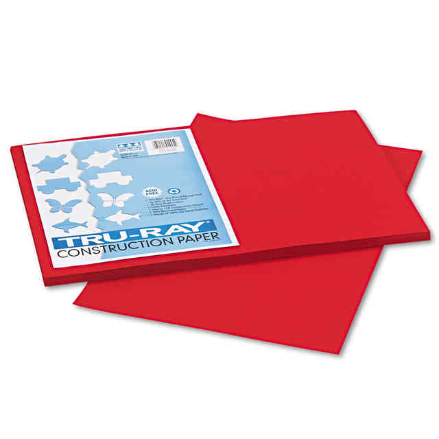 Tru-Ray Construction Paper, 76 lb Text Weight, 12 x 18, Turquoise, 50/Pack Tru-Ray Construction Paper, 76 lb Text Weight, 12 x 18, Turquoise, 50/Pack