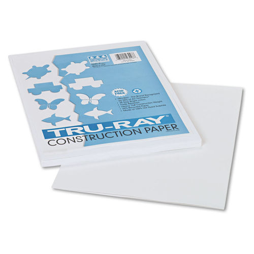 Pacon Tru-Ray Construction Paper - 18 x 24, Sky Blue, 50 Sheets