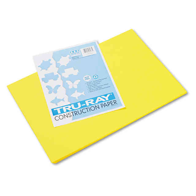 Tru-Ray Construction Paper, 76 lb Text Weight, 12 x 18, Turquoise, 50/Pack Tru-Ray Construction Paper, 76 lb Text Weight, 12 x 18, Turquoise, 50/Pack