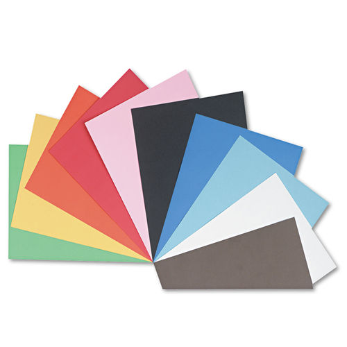 Pacon Tru-Ray Construction Paper, Assorted Colors, 9 x 12 - 50 count