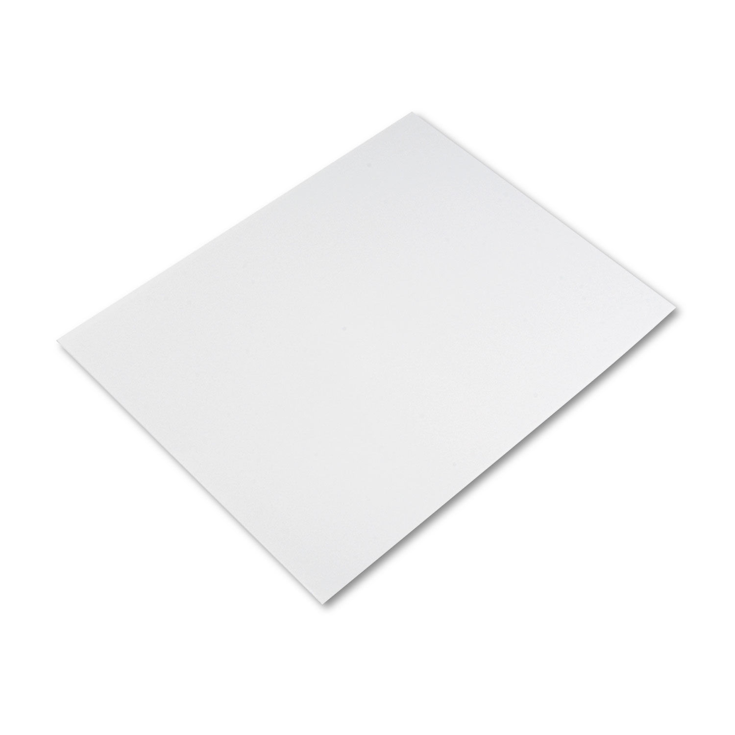 Pacon Four-Ply Railroad Board, 22 x 28, White, 100/Carton