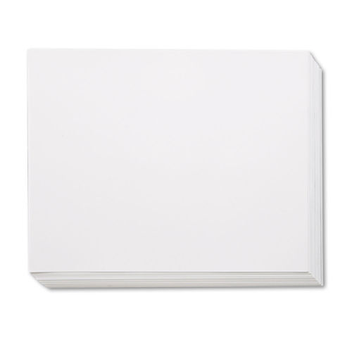 Pacon Four-Ply Poster Board, White - 22 x 28 - Pack of 25