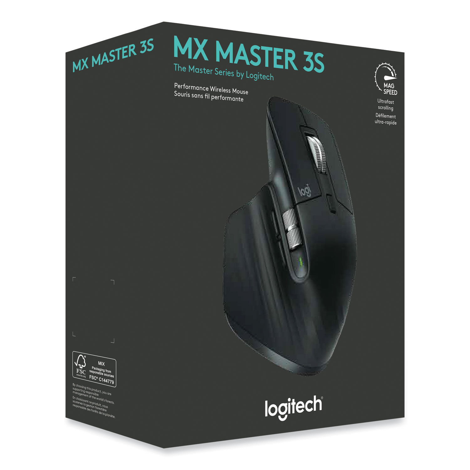 Product  Logitech Master Series MX Master 3S - mouse - Bluetooth