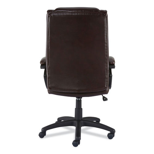 Alera Alera Brosna Series Mid-Back Task Chair, Supports Up to 250 lb, 18.15" to 21.77" Seat Height, Brown Seat/Back, Brown Base