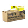 RTG91001 - Arrow Message Page Flag Refills, "Sign Here", Yellow, 120 Flags/Roll, 6 Rolls/Box