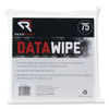 REARR1250 - DataWipe Office Equipment Cleaner, Cloth, 6 x 6, White, 75/Pack