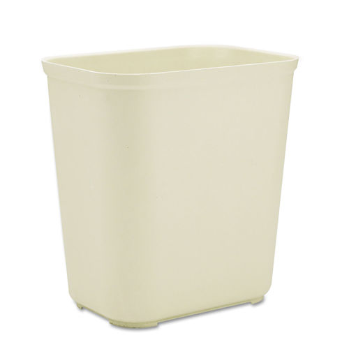 Commercial trash can Rubbermaid wastebasket rectangle