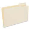 UNV15123 - Top Tab File Folders, 1/3-Cut Tabs: Right Position, Legal Size, 0.75" Expansion, Manila, 100/Box