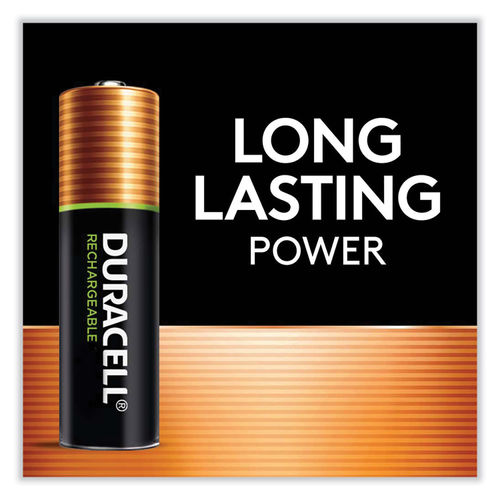 Duracell Rechargeable Batteries 2 AA with Basic Charger Fast NiMH