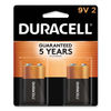 DURMN1604B2Z - CopperTop Alkaline 9V Batteries, 2/Pack