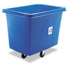 RCP461673BE - Recycling Cube Truck, 120 gal, 500 lb Capacity, Polyethylene, Blue