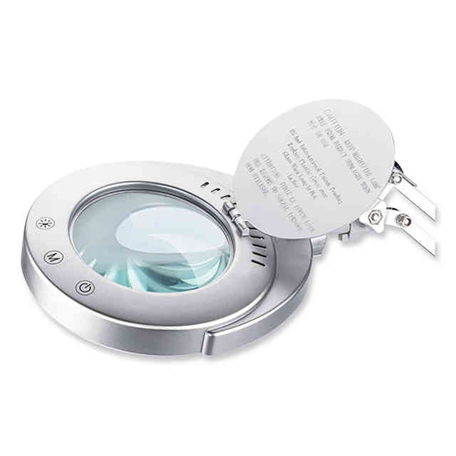 LED Magnifier Lamp with Clamp, Swing Arm, 22 LED Magnifier Lamp with Clamp, Swing Arm, 22