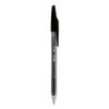 PIL35011 - Better Ballpoint Pen, Stick, Fine 0.7 mm, Black Ink, Smoke Barrel, Dozen