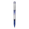 PIL35571 - VBall Grip Liquid Ink Roller Ball Pen, Stick, Fine 0.7 mm, Blue Ink, Blue/Silver Barrel, Dozen