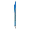 PIL36011 - Better Ballpoint Pen, Stick, Fine 0.7 mm, Blue Ink, Translucent Blue Barrel, Dozen