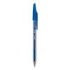 PIL36711 - Better Ballpoint Pen, Stick, Medium 1 mm, Blue Ink, Translucent Blue Barrel, Dozen
