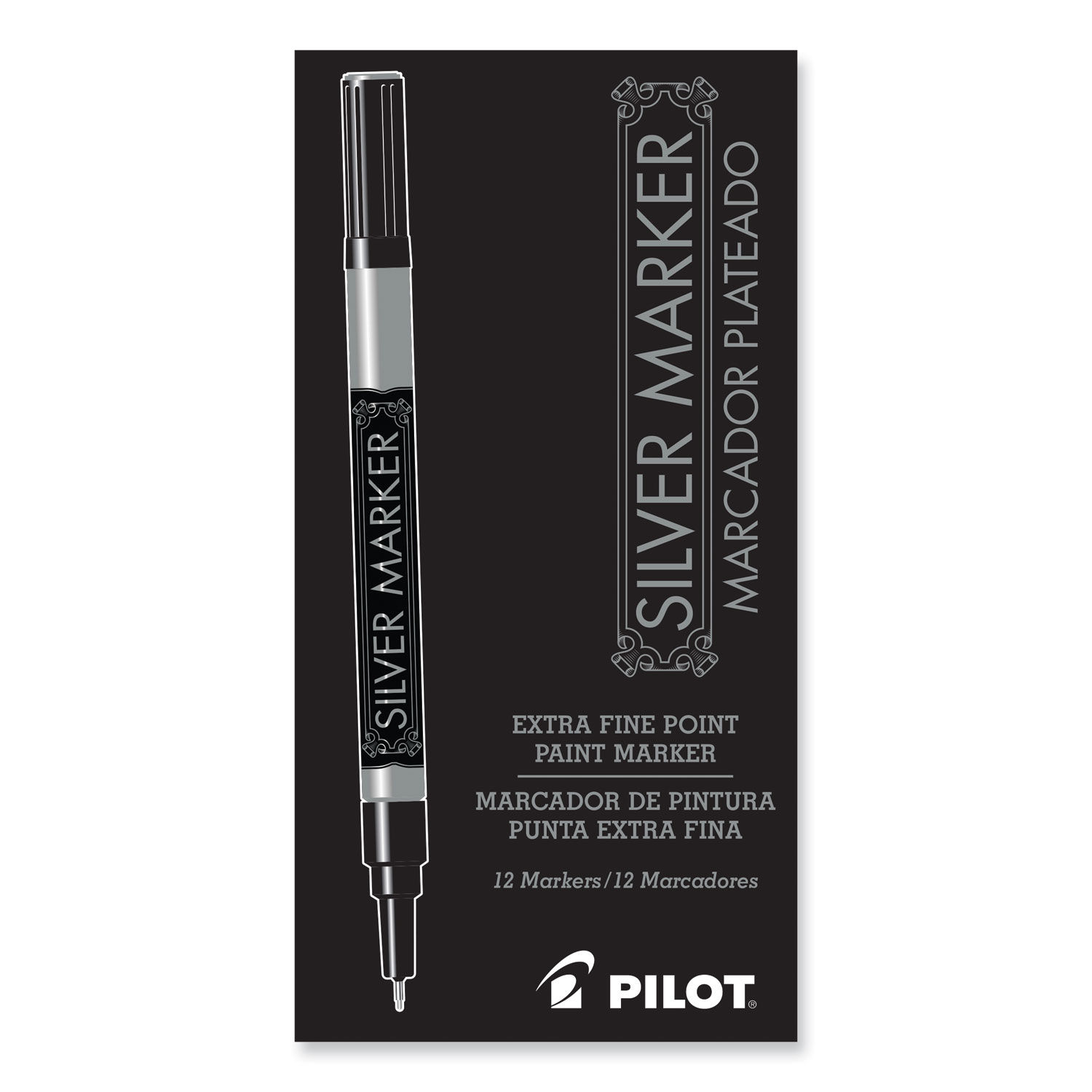 Pilot Silver Paint Marker Extra Fine