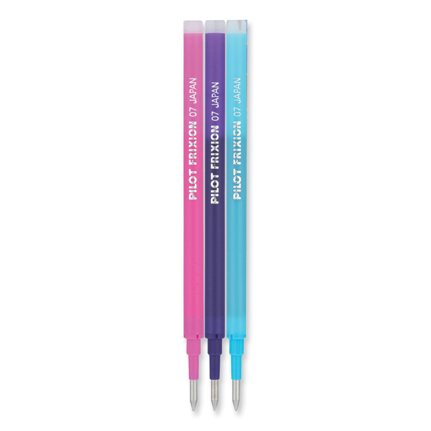 Pilot Frixion erasable pens refill, 9 refill bundle Green, Red, Violet or  Purple gel ink fine pt 0.7mm, assorted colors