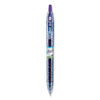 PIL31622 - B2P Bottle-2-Pen Recycled Gel Pen, Retractable, Fine 0.7 mm, Purple Ink, Translucent Blue Barrel