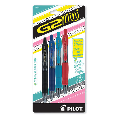 Pilot G2 Premium Gel Ink Pens, Fine Point, Asst, 20 Pack