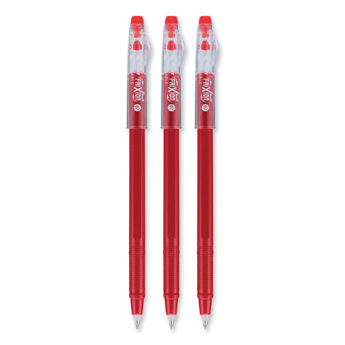 Pilot FriXion Clicker Erasable Gel Pens Fine Point 0.7 mm Red Barrels Red  Ink Pack Of 12 - Office Depot