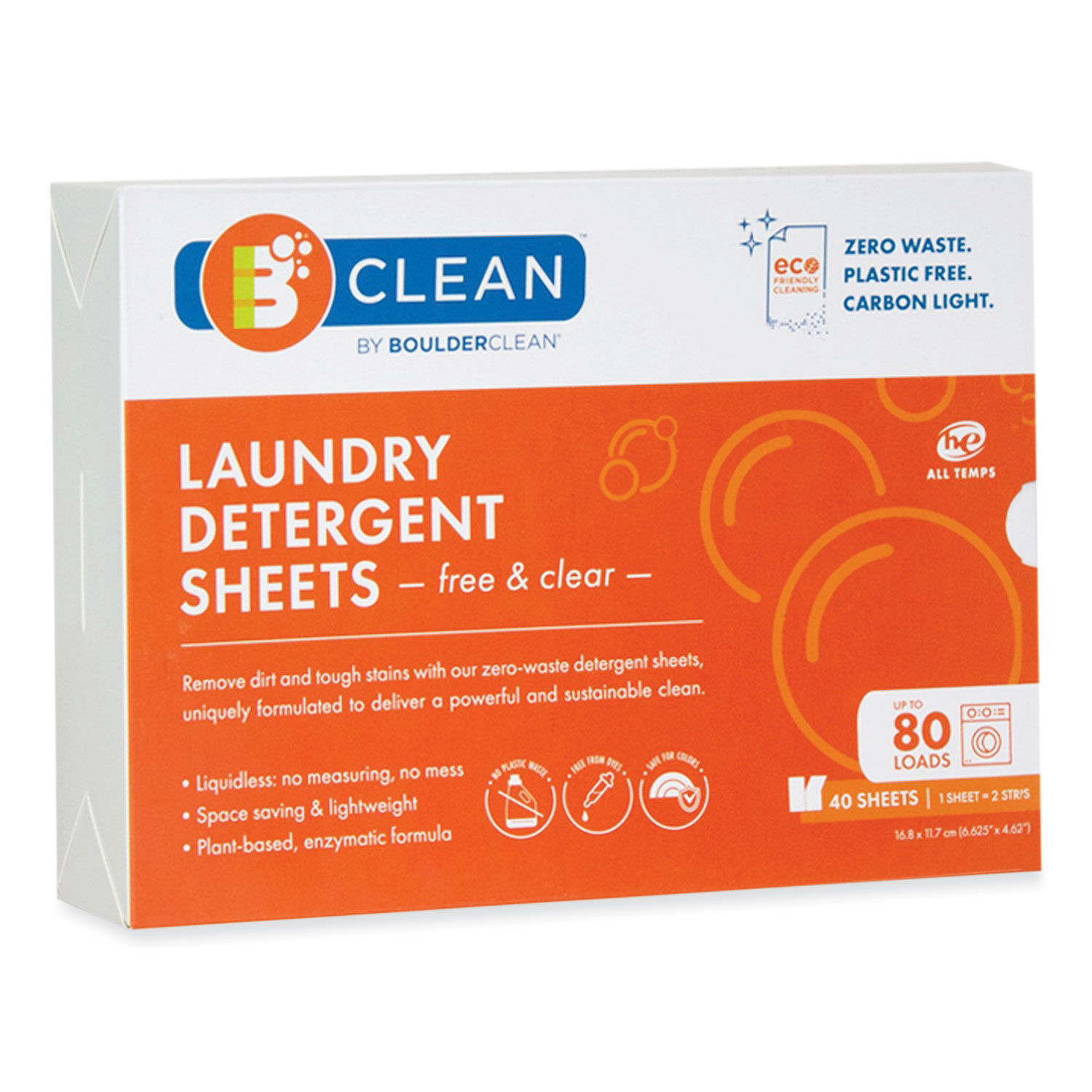 Cleen Sheet - Zero Waste Laundry Detergent Strip Sheets