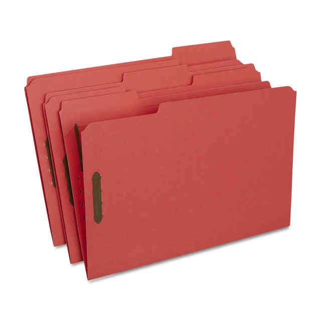 Deluxe Reinforced Top Tab Fastener Folders, 0.75 Deluxe Reinforced Top Tab Fastener Folders, 0.75