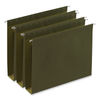 UNV14142 - Box Bottom Hanging File Folders, 2" Capacity, Letter Size, 1/5-Cut Tabs, Standard Green, 25/Box