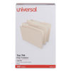 UNV15113 - Top Tab File Folders, 1/3-Cut Tabs: Assorted, Legal Size, 0.75" Expansion, Manila, 100/Box