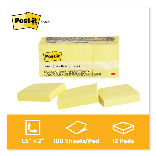 Pads in Canary Yellow by Post-it® Notes Super Sticky MMM6756SSCY