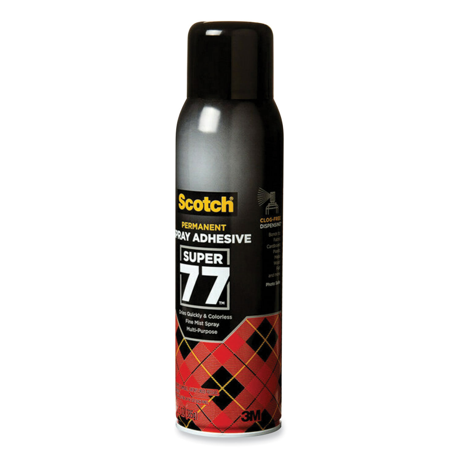 Scotch Super 77 Multipurpose Spray Adhesive 13.57 oz Dries Clear