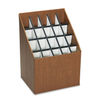 SAF3081 - Corrugated Roll Files, 20 Compartments, 15w x 12d x 22h, Woodgrain