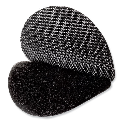 VELCRO Brand 10PK BLK Velcro Ovals