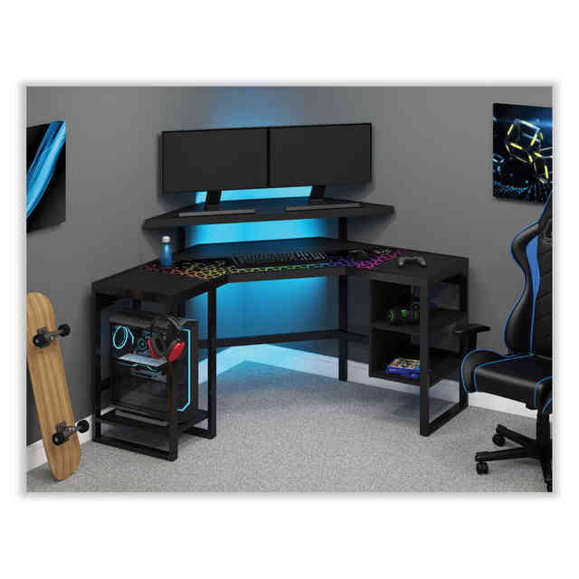 LevelUp Gear LEET Corner Gaming Desk by Whalen® WHLLTCGD 