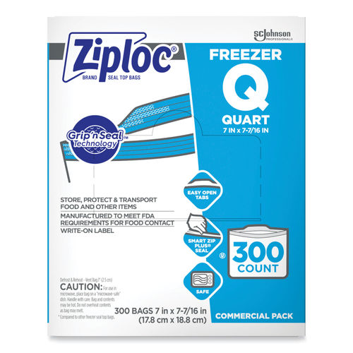 Ziploc Seal Top Quart Freezer Bags