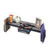 SAF3604BL - Onyx Steel Mesh Off-Surface Shelf, Pull-Out Drawer, 31.5 x 7.25 x 10, Black