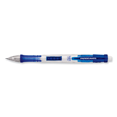 Paper Mate Clear Point Mechanical Pencil, 0.7 mm, Blue Barrel