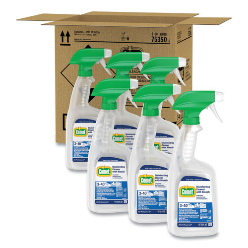 Clean-Up Cleaner + Bleach, 32 oz Spray Bottle, Fresh Scent, 9/Carton -  Office Express Office Products