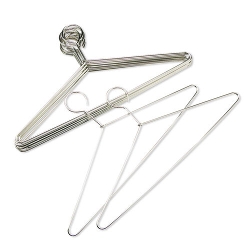 Steel Hangers 17  Wire Metal Hanger - ClothesRacks