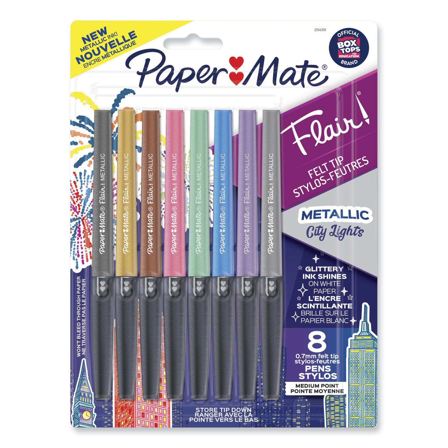 Paper Mate Flair Medium Point 0.7 mm Felt Tip Pens 2 2 ea