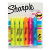 SAN25876PP - Tank Style Highlighters, Assorted Ink Colors, Chisel Tip, Assorted Barrel Colors, 6/Set