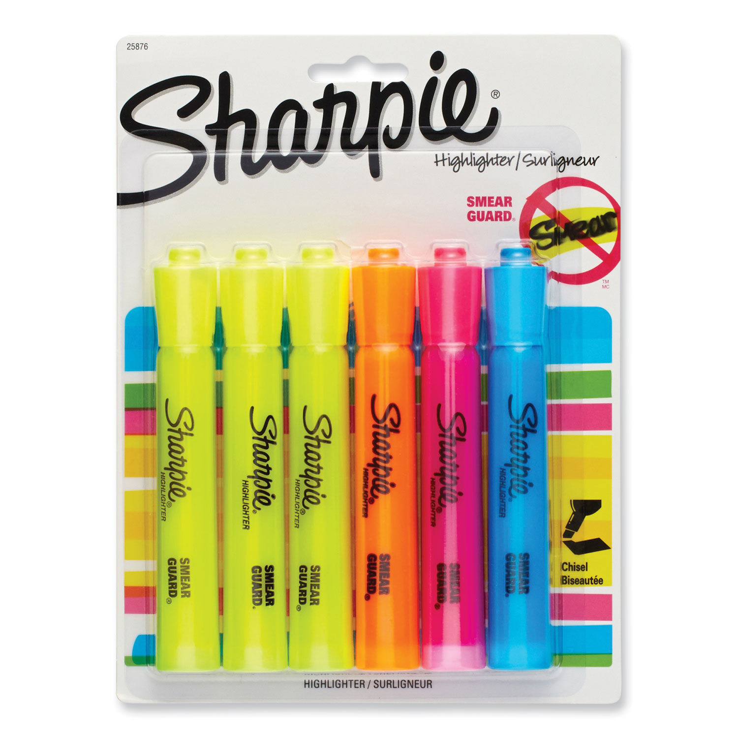 Sharpie Accent, Highlighters, Assorted Colors, 24 Pack