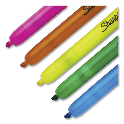 Sharpie Accent Mini Highlighters Assorted Ink Colors Pack Of 4