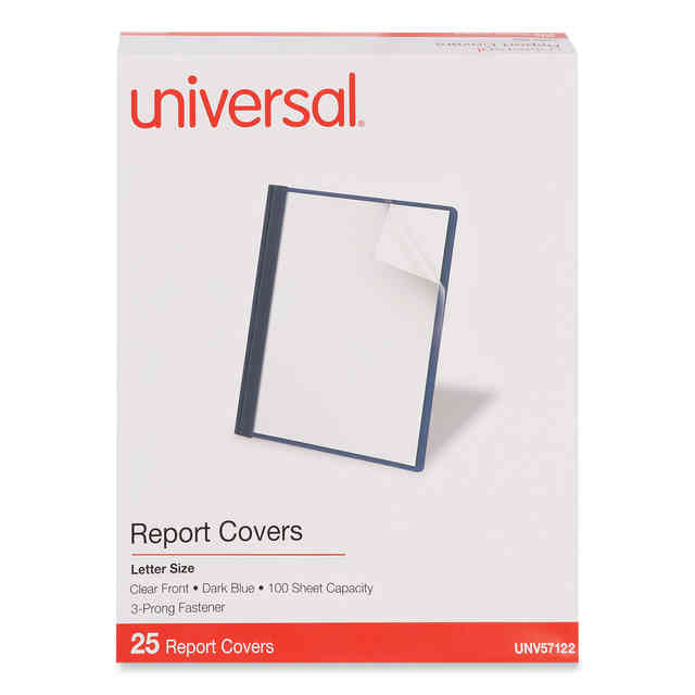 Oxford Clear Front Report Cover, 3 Prong, 1/2 inch  