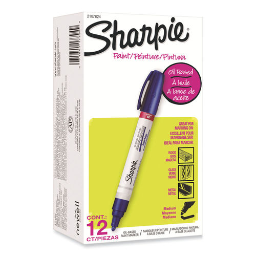 Sharpie Paint Marker Bullet Point Red - Office Depot