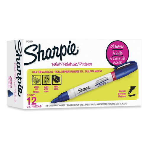 Sharpie Paint Markers Medium Point Assorted Colors Pack Of 5 Markers -  Office Depot