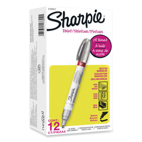 Sharpie Medium Point Paint Marker - Silver