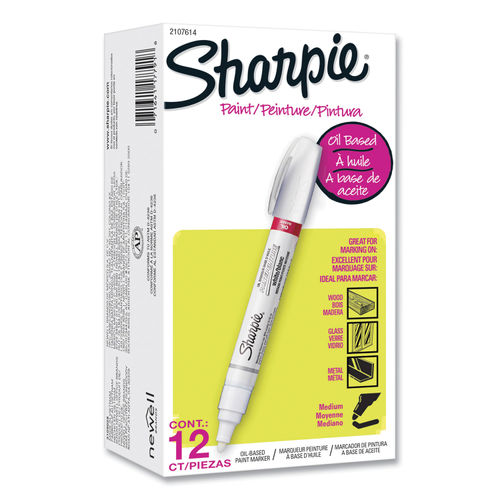 Sharpie Fine Point Oil-Based Paint Marker - White