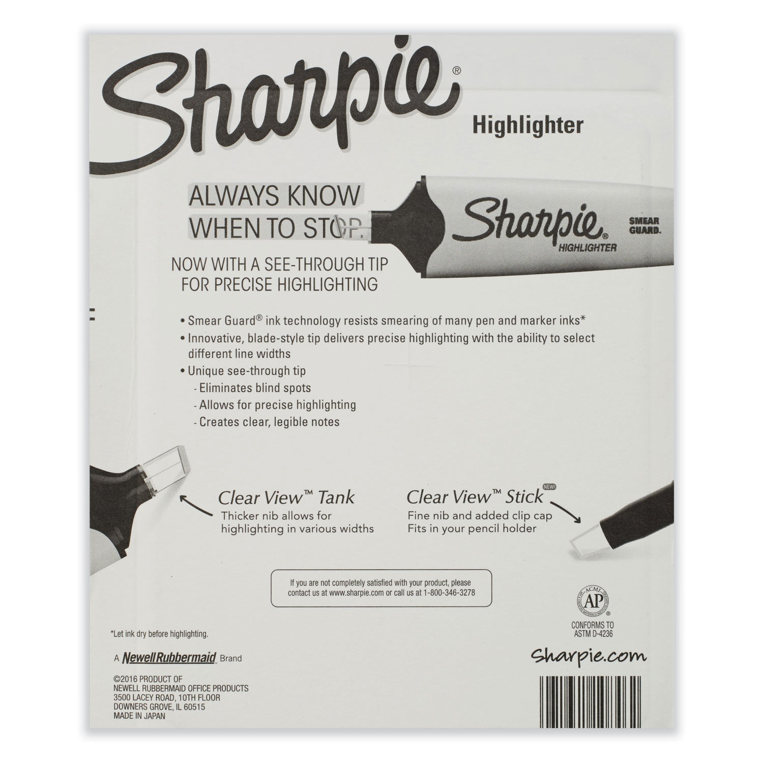 Sharpie Clear View Highlighter - SAN1950447 